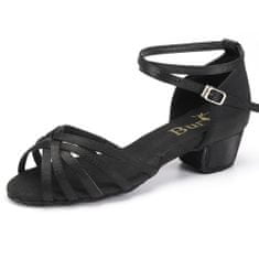 Burtan Dance Shoes Topánky na latinskoamerický tanec Havana, čierna 3,5 cm, 34