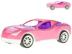 Teddies Auto športové pre dievčatá ružové plast na voľný chod v sieťke