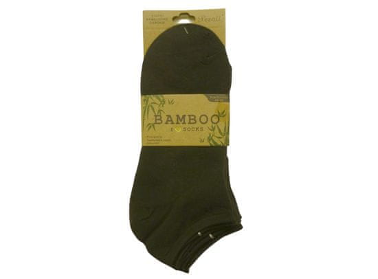 Pesail Dámske členkové bambusové ponožky PV-02500C, 3 páry, veľkosť 39-42