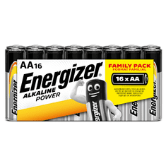 Energizer Tužkové batérie Alkaline Power, 16x AA, family pack