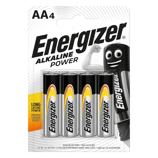 Energizer Tužkové batérie Alkaline Power, 4x AA