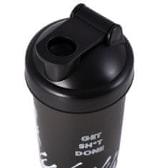 XQMAX Šejker, Proteínový Bidon Pre Posilňovne, Blender Bottle 500 Ml Čierna