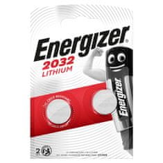 Energizer Lítiová gombíková batéria, 2x CR2032