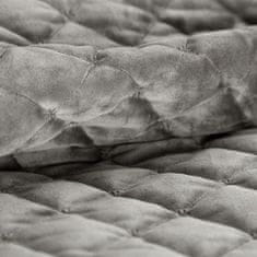 Eurofirany Zamatový prehoz na posteľ, šírka šitej nite 170 cm x 210 cm