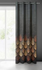 Eurofirany Angelina hotová záclona 140X250 cm čierna