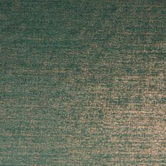Eurofirany Zamatový záves s medenou potlačou 140 cm x 270 cm