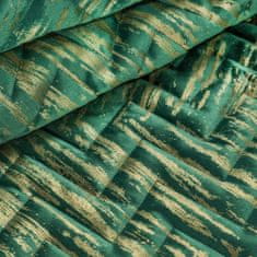 Eurofirany Agata 1 prehoz na posteľ 170X210 cm Tmavo zelená