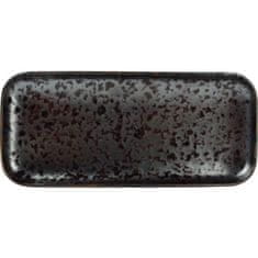 Gastrozone Tanier servírovací Oxido Black 22 x 10 cm