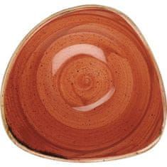 Churchill Tanier hlboký Stonecast Spiced Orange 23,5 cm, trojuholníkový