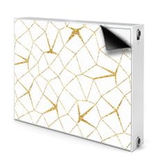 tulup.sk Dekoračný magnet na radiátor Zlatá mozaika 80x60 cm