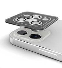 Nuvo ochranné sklo kamery na Apple iPhone 13 Pro a 13 Pro Max strieborné