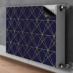 tulup.sk Dekoračný magnet na radiátor Vzor trojúhelníku 80x60 cm
