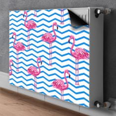 tulup.sk Dekoračný magnetický kryt na radiátor Flamingos 90x60 cm