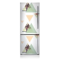 tulup.sk Magnetický kryt na chladničku Dlane v trojuholníkoch 60x205 cm