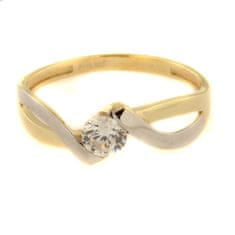 Amiatex Zlatý prsteň 54603 + Nadkolienky Gatta Calzino Strech, 56, 1.75 G