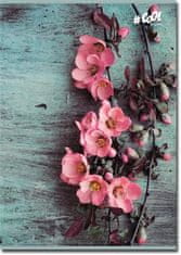 COOL BY VICTORIA Zošit "Vintage flower", mix motívov, A5, štvorčekový, 96 listov