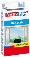 Tesa Insect Stop sieť proti hmyzu Standard do okna 1,3×1,5 m antracitová 55672-00021-03