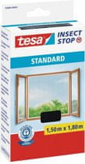 Tesa Insect Stop sieť proti hmyzu Standard do okna 1,5×1,8 m antracitová 55680-00001-02