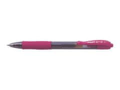 Gélové pero "G-2", ružová, 0,32 mm, stláčací mechanizmus, BL-G2-7-P