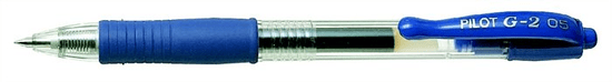 Pilot Gélové pero "G-2", modrá, 0,25 mm, BL-G2-5-L