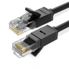 Ugreen NW102 Flat sieťový kábel LAN Cat6 12m, čierny