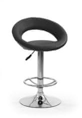 Halmar Barová stolička H15, čierna