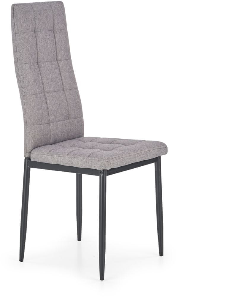 Halmar Jedálenská stolička K292, sivá