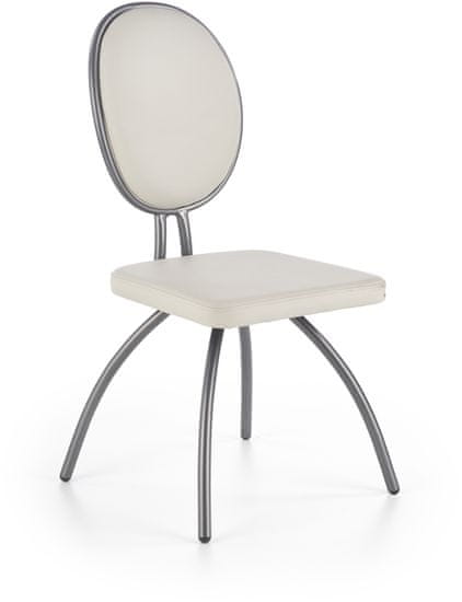 Halmar Jedálenská stolička K297, sivá