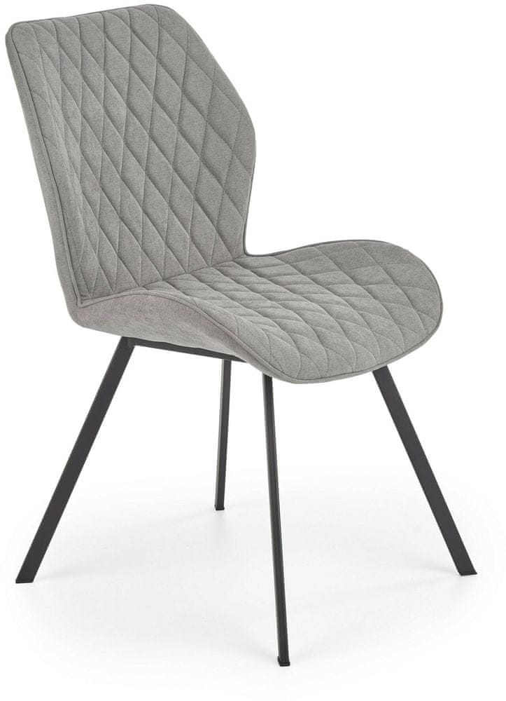 Halmar Jedálenská stolička K360, sivá