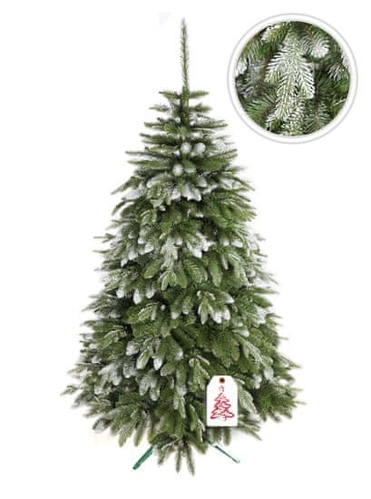 Vianočný stromček Smrek Zasnežený 3D 180 cm
