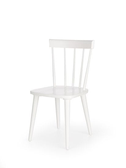 Halmar Drevená stolička Barkley, biela