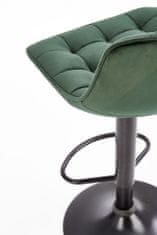 Halmar Barová stolička H95, tmavo zelená