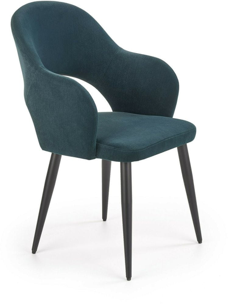 Halmar Jedálenská stolička K364, zelená
