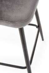 Halmar Barová stolička H96, sivá