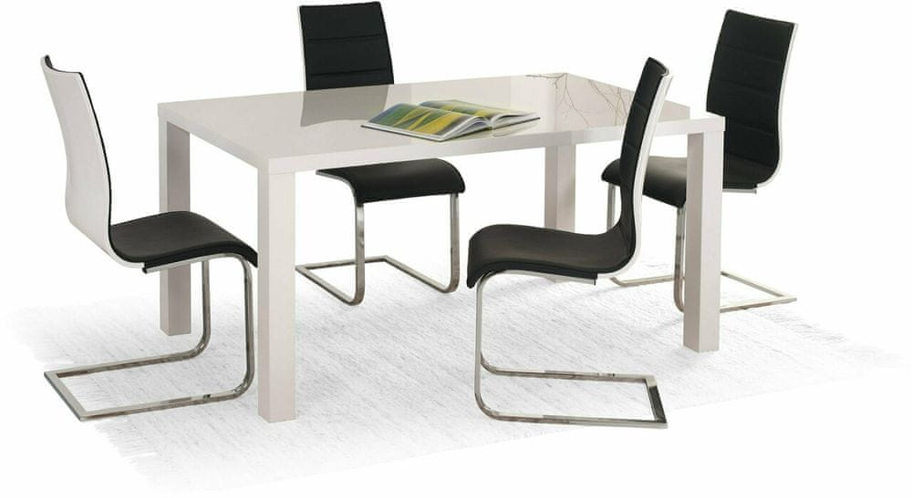 Halmar Rozkladacia jedálenský stôl Ronald - 120-160 cm, biela