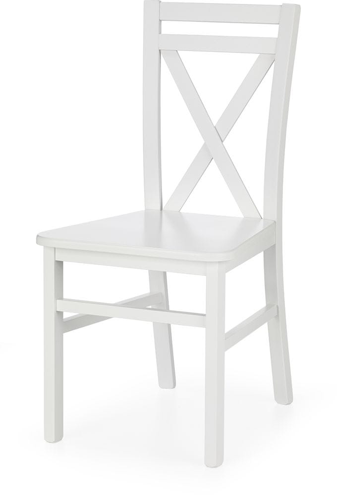 Halmar Drevená stolička Dariusz 2, biela