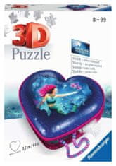 Ravensburger 3D puzzle Srdce Morská panna 54 dielikov