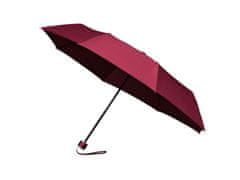 miniMAX® Manual skladací jednofarebný dáždnik vínový
