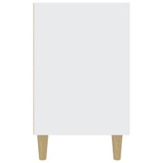 Vidaxl Komoda, biela, 100x36x60 cm, materiál na báze dreva