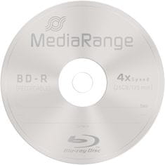 MediaRange BD-R 4x, 25GB, 10 ks, spindle