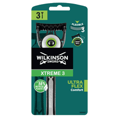 Wilkinson Sword Xtreme 3 UltraFlex - Jednorazový holiaci strojček 3 ks