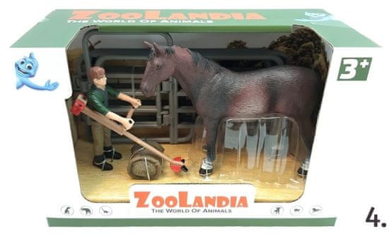 Mikro Trading Zoolandia kôň s doplnkami 4druhy 
