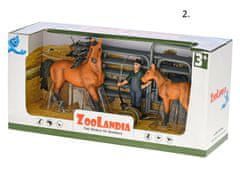Mikro Trading Zoolandia kôň so žriebätkom a doplnkami 4druhy 
