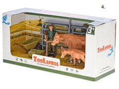 Mikro Trading Zoolandia krava s teliatkom a doplnkami 4druhy 