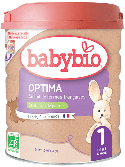 Babybio OPTIMA 1 dojčenské bio mlieko 800 g