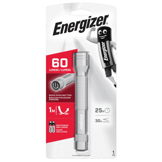 Energizer Svietidlo Metal LED 60lm 2AA