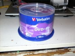 VERBATIM DVD+R 16x 4,7GB spindl 50ks
