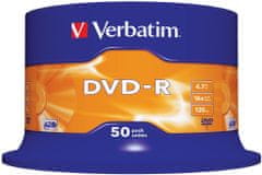 VERBATIM DVD-R AZO 16x 4,7GB spindl 50ks