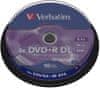 DVD+R DL 8x 8,5GB spindl 10ks (43666)