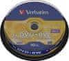 VERBATIM DVD+RW 4.7GB 4x, 10ks, spindle